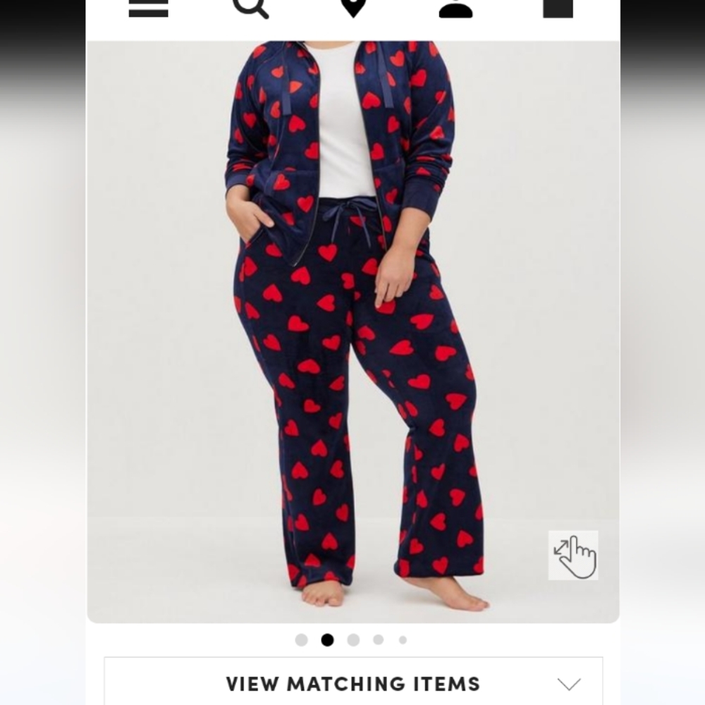 Torrid velour suit